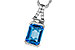 C283-24755: NECK 2.64 LONDON BLUE TOPAZ 2.80 TGW (9x7MM BT)