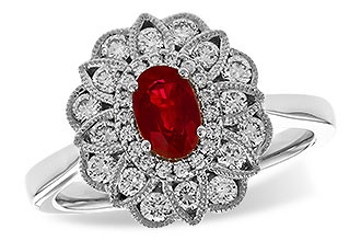 C283-25664: LDS RG .55 TW RUBY 1.07 TGW (6x4MM RUBY)