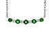 C283-25673: NECK .43 TW EMERALD .55 TGW