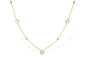 C284-11137: NECKLACE .20 TW (18")