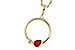 C284-11155: NECKLACE .24 RUBY .26 TGW
