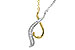 C284-13873: NECKLACE .10 TW (18")