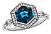 C284-14764: LDS RG 2.03 LONDON BLUE TOPAZ 2.14 TGW (7.5MM LBT)