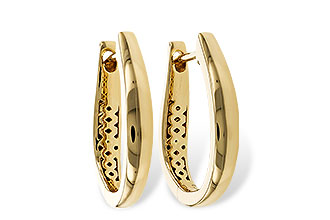 C284-14800: GOLD EARRINGS (17MM)