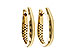 C284-14800: GOLD EARRINGS (17MM)