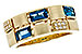 C284-15700: LDS RG .94 LONDON BLUE TOPAZ 1.00 TGW
