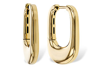 C284-16564: GOLD EARRINGS (24MM)