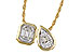 C284-16600: NECKLACE .17 BAG .25 TW