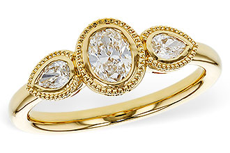 C284-16618: LDS DIA RG .60 TW FANCY CUT DIAMONDS