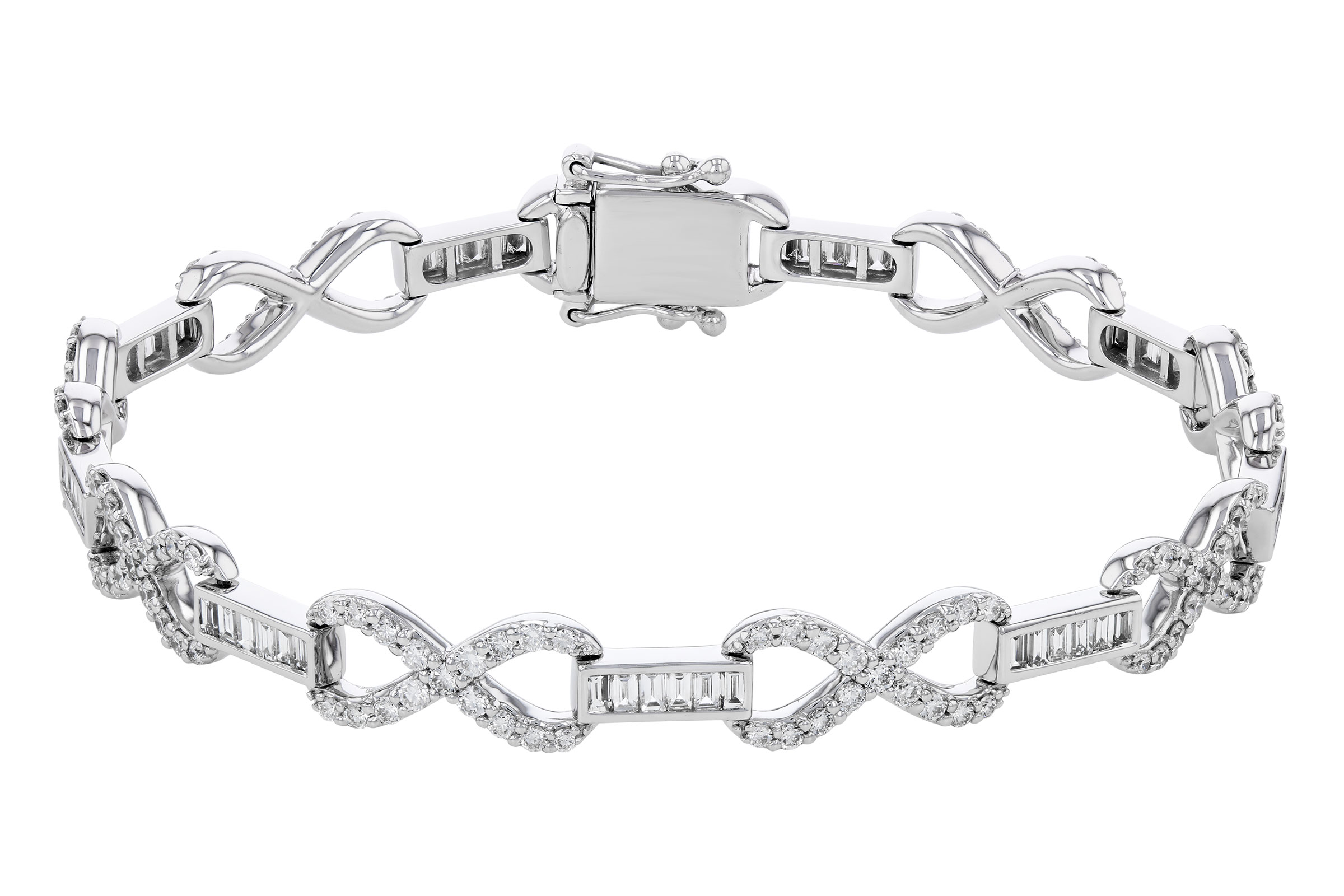 C285-02055: BRACELET 1.00 TW BAG 2.45 TW (7")