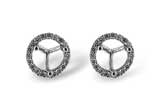 D009-62973: SEMI DIA EARR .14 TW (HOLDS .50 EACH)
