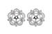 D195-03900: EARRING JACKETS .16 TW (FOR 0.75-1.50 CT TW STUDS)