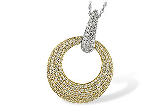 D198-66618: NECK 1.64 YELLOW DIAS 1.90 TW