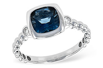 D198-71091: LDS RG 1.58 LONDON BLUE TOPAZ 1.66 TGW