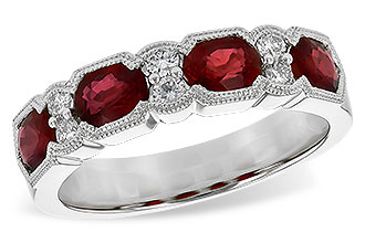 D199-56609: LDS WED RG 1.66 RUBY 1.84 TGW (5x4MM RUBY)