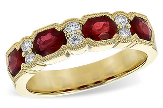 D199-56609: LDS WED RG 1.66 RUBY 1.84 TGW (5x4MM RUBY)
