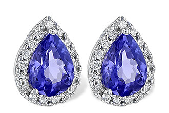D199-60255: EARR 1.15 TW TANZANITE 1.32 TGW