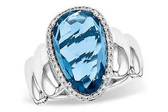 D199-62046: LDS RG 6.30 LONDON BLUE TOPAZ 6.47 TGW