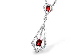 D282-31146: NECK .63 TW RUBY .93 TGW