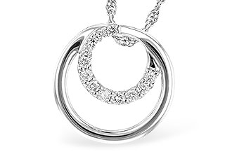 D282-33873: NECKLACE .15 TW