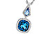 D283-22009: NECK 2.24 TW LONDON BLUE TOPAZ 2.40 TGW