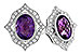 D283-24791: EARR 2.12 TW AMETHYST 2.36 TGW (8x6 MM AMY)