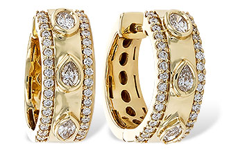 D284-10209: EARR .60 TW DIA (OVAL,P.S.,MARQ,ROUNDS)