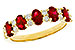 D284-12964: LDS WED RG 1.51 TW RUBY 1.80 TGW