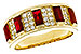D284-13900: LDS WED RG 1.40 TW RUBY 1.69 TGW