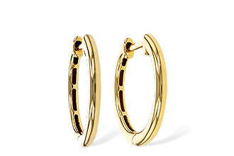 D284-16555: GOLD EARRINGS (16MM)