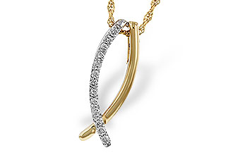 D284-16564: NECKLACE .25 TW