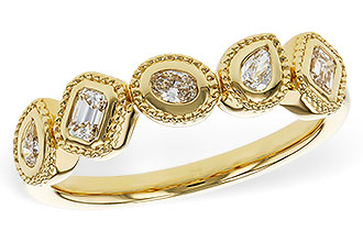 D284-16618: LDS DIA WED RG .34 TW FANCY CUT DIAS