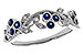 D284-17455: LDS WED RG .23 SAPPHIRE .29 TGW