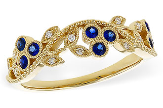 D284-17455: LDS WED RG .23 SAPPHIRE .29 TGW