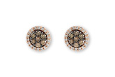 E195-98373: EARR .39 BROWN DIA .64 TW