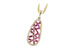 E197-75691: NECK .39 RUBY .52 TGW