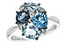 E198-64727: LDS RG 2.57 BLUE TOPAZ 2.65 TGW