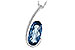 E198-64809: NECK 4.48 LONDON BLUE TOPAZ 4.60 TGW