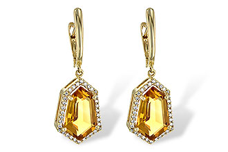 E199-55673: EARR 3.80 TW CITRINE 4.05 TGW