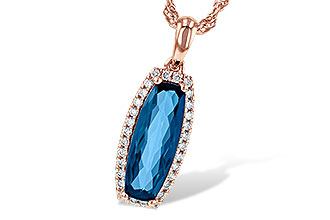 E199-62000: NECK 1.58 LONDON BLUE TOPAZ 1.70 TGW