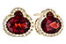 E282-34800: EARR 2.85 TW GARNET 3.06 TGW