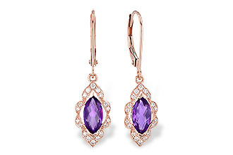 E282-35636: EARR .92 TW AMETHYST 1.07 TGW