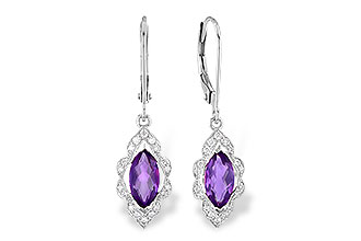 E282-35636: EARR .92 TW AMETHYST 1.07 TGW