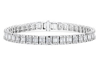 E283-20236: BRACELET 2.72 TW BAGUETTES 4.10 TW