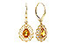 E283-21164: EARR .74 TW CITRINE .90 TGW