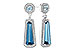 E283-22055: EARR 2.28 TW BLUE TOPAZ 2.54 TGW