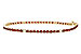 E284-10264: BRACELET 3.04 RUBY 3.29 TGW (7")