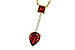 E284-11100: NECKLACE 2.15 GARNET 2.20 TGW