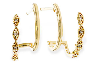 E284-12918: EARRINGS .03 TW