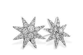 E284-15664: EARRINGS .50 TW